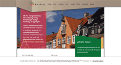 Desktop Screenshot of ek-pro.dk